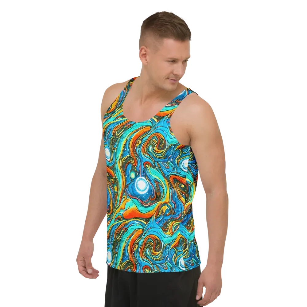 Plasma Reef on Men's Tank Top — Left Front