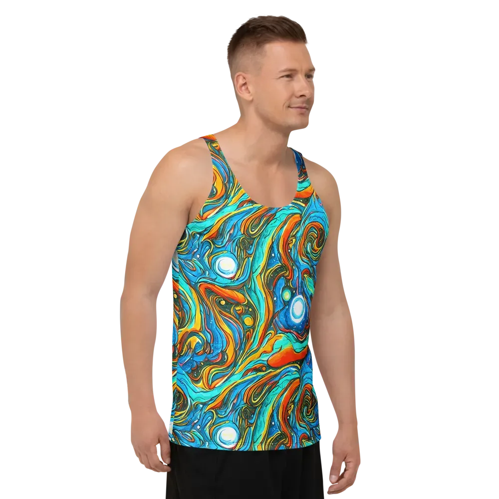 Plasma Reef on Men's Tank Top — Right Front