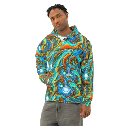 Plasma Reef on a Cotton Hoodie