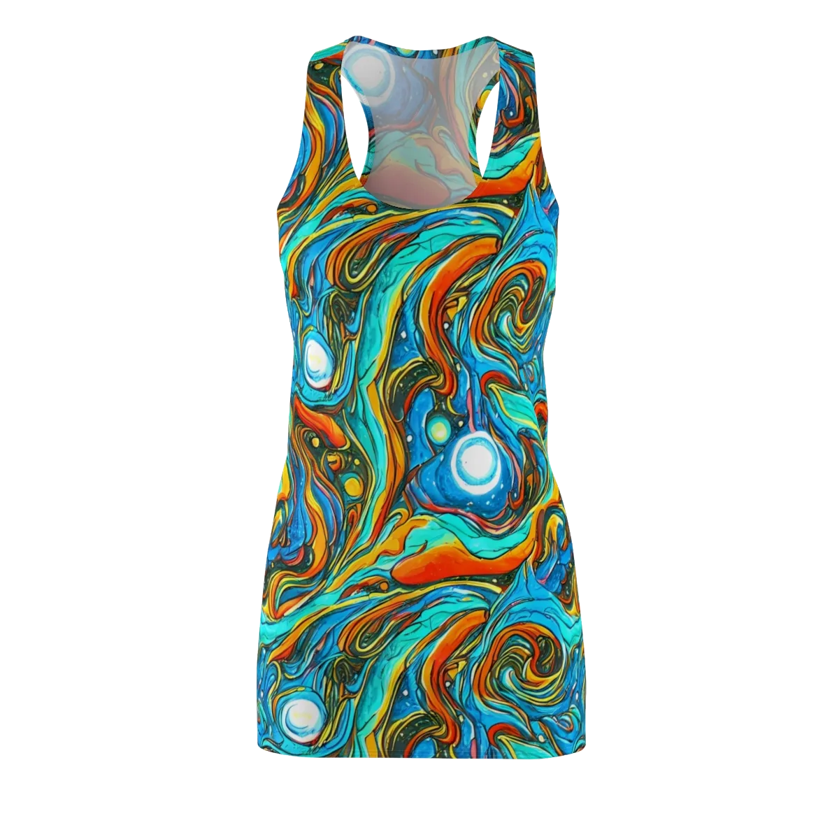 Plasma Reef on Racerback Dress — Front