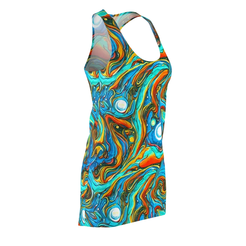 Plasma Reef on Racerback Dress — Front Side