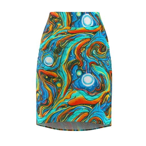 Plasma Reef on a Pencil Skirt
