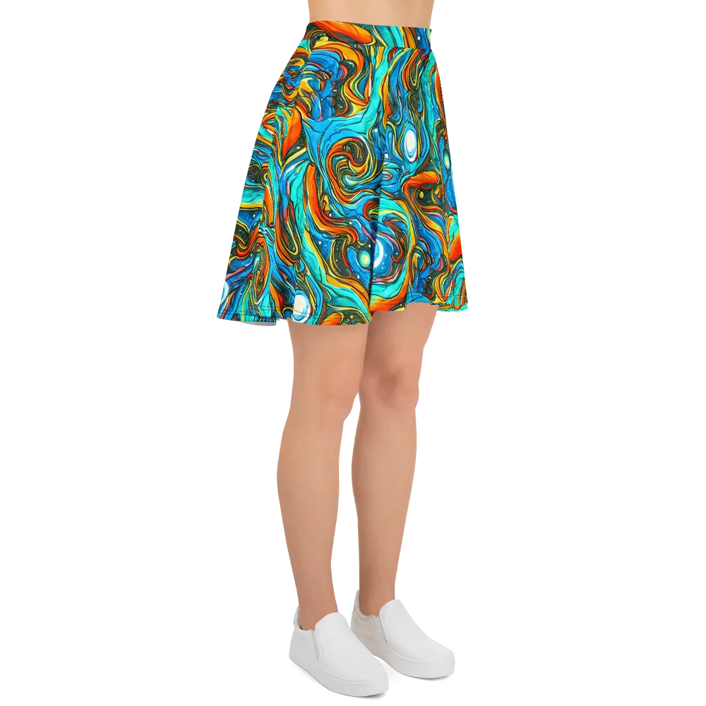 Plasma Reef on Skater Skirt — Right