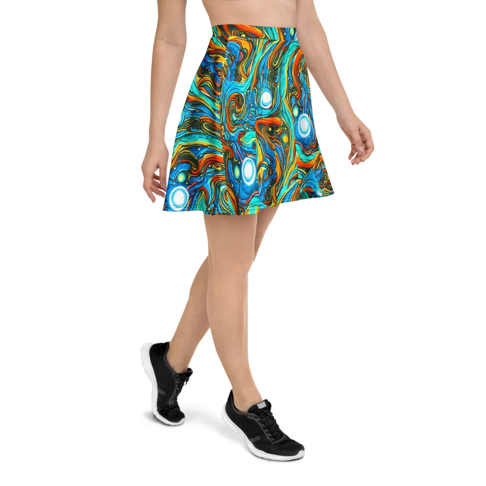 Plasma Reef on Skater Skirt — Right