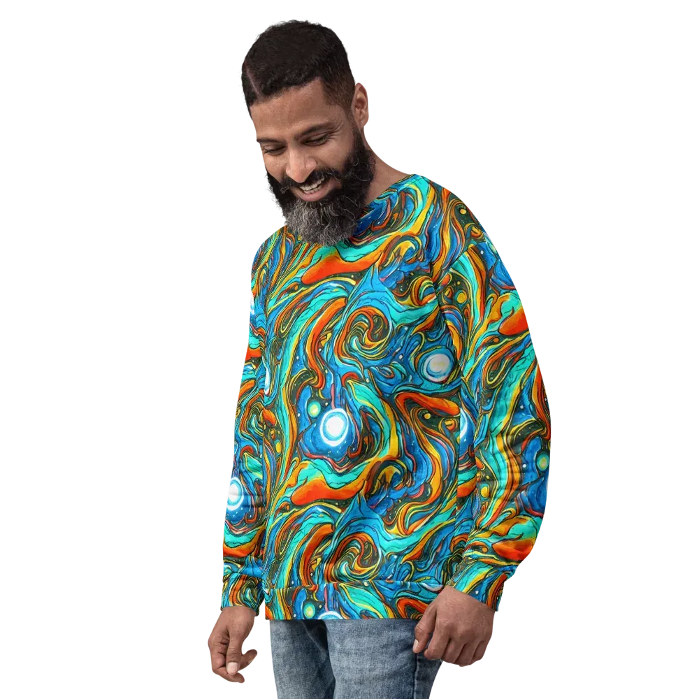 Plasma Reef on Sweatshirt — Left Front