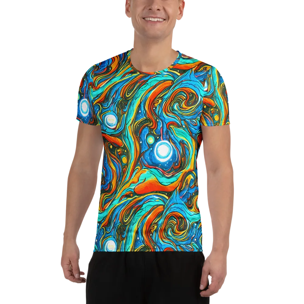 Plasma Reef on Men's Athletic T-Shirt — Front