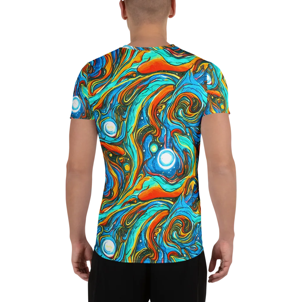 Plasma Reef on Men's Athletic T-Shirt — Back