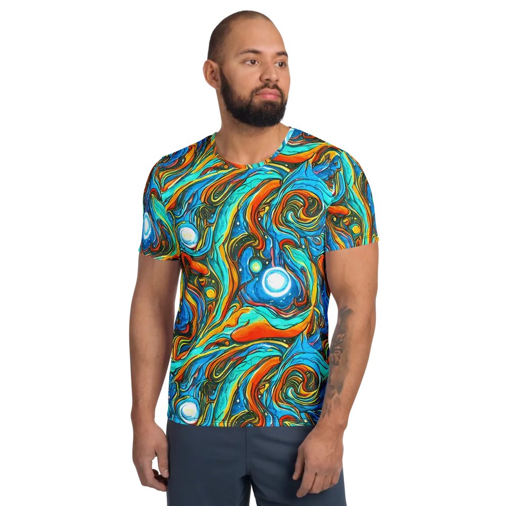 Plasma Reef on Men's Athletic T-Shirt — Front