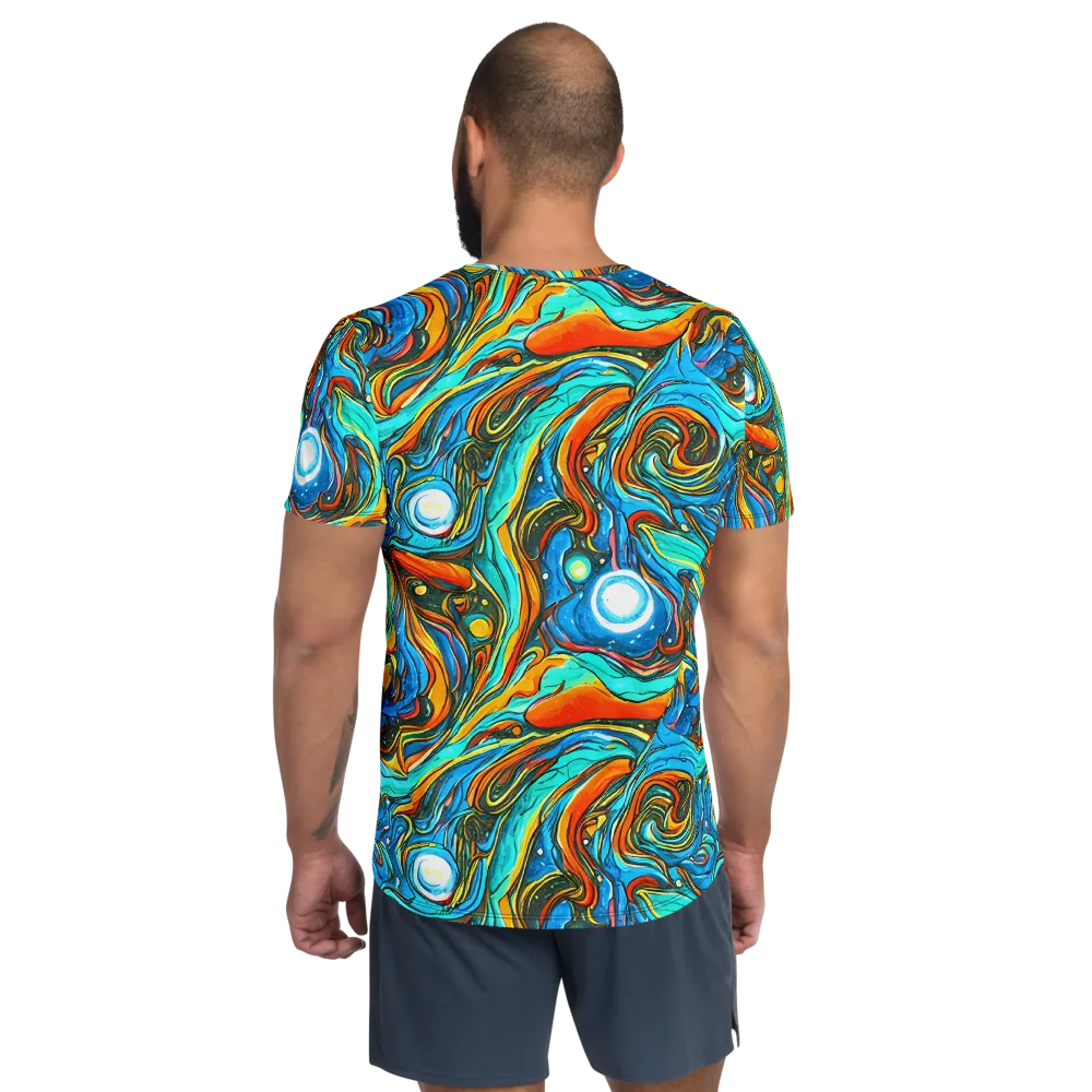 Plasma Reef on Men's Athletic T-Shirt — Back