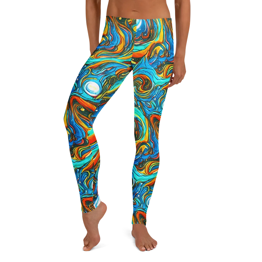 Plasma Reef on Leggings — Front