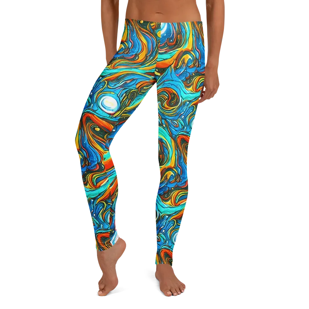 Plasma Reef on Leggings — Front