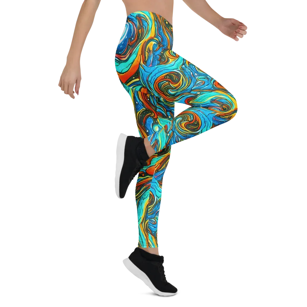 Plasma Reef on Leggings — Right