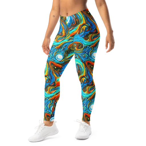 Plasma Reef on a Leggings