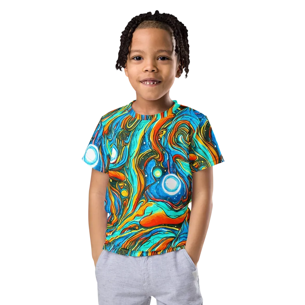 Plasma Reef on Kids Crew Neck T-Shirt — Front