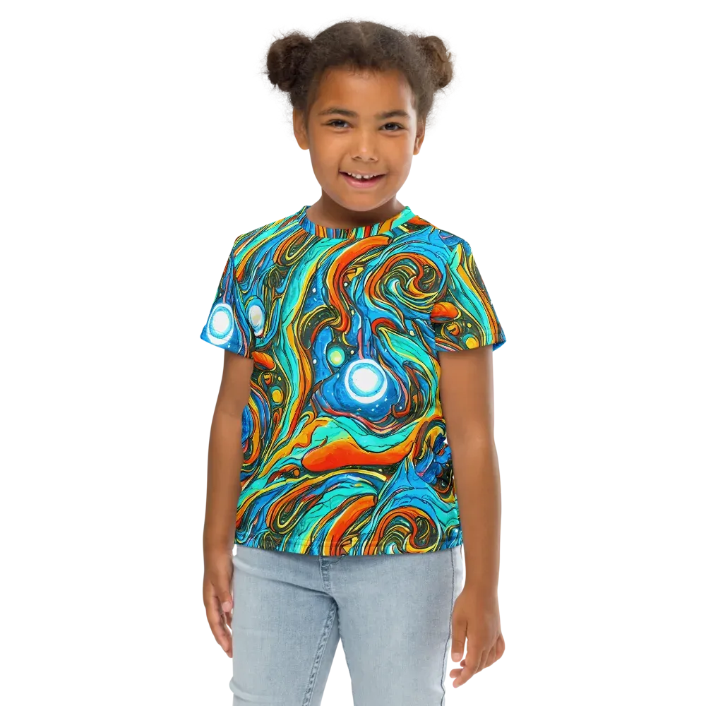 Plasma Reef on Kids Crew Neck T-Shirt — Front