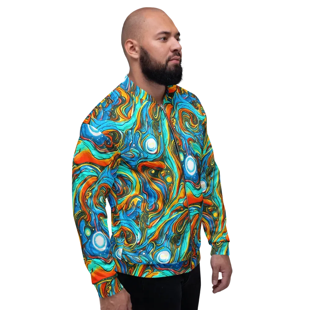 Plasma Reef on Bomber Jacket — Right