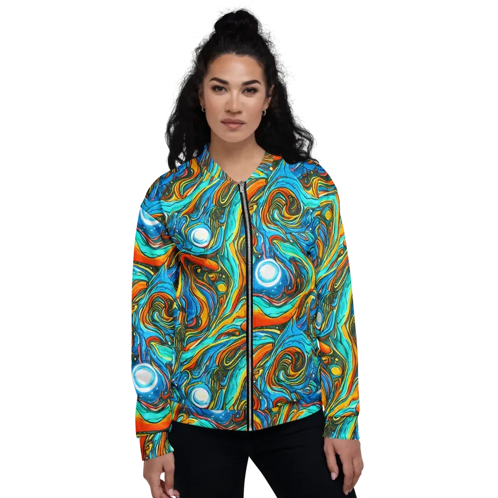 Plasma Reef on Bomber Jacket — Front