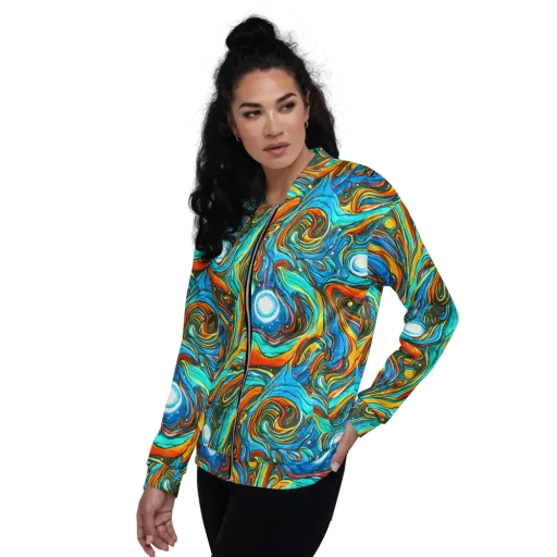 Plasma Reef on a Bomber Jacket