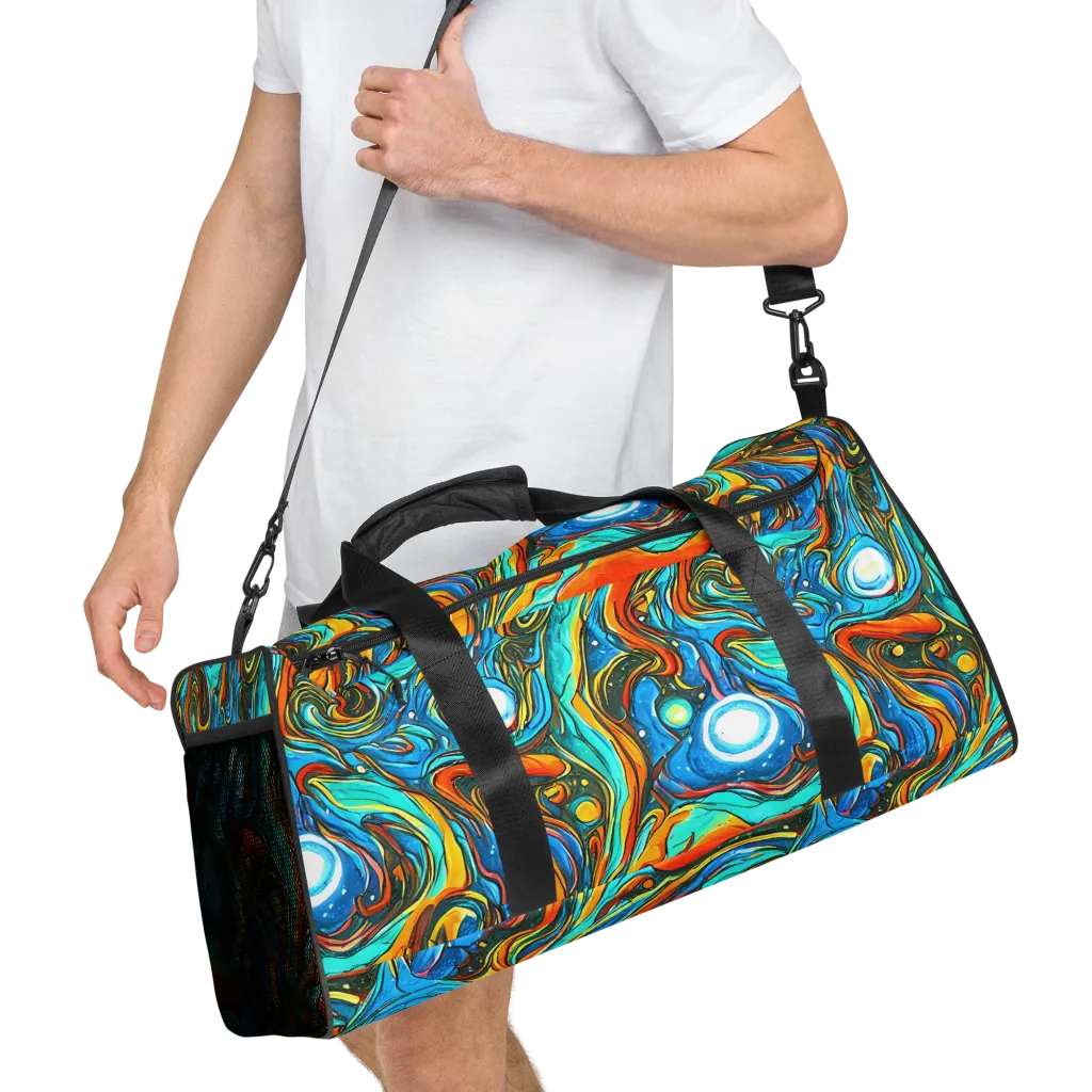 Plasma Reef on Duffle Bag — Right Front