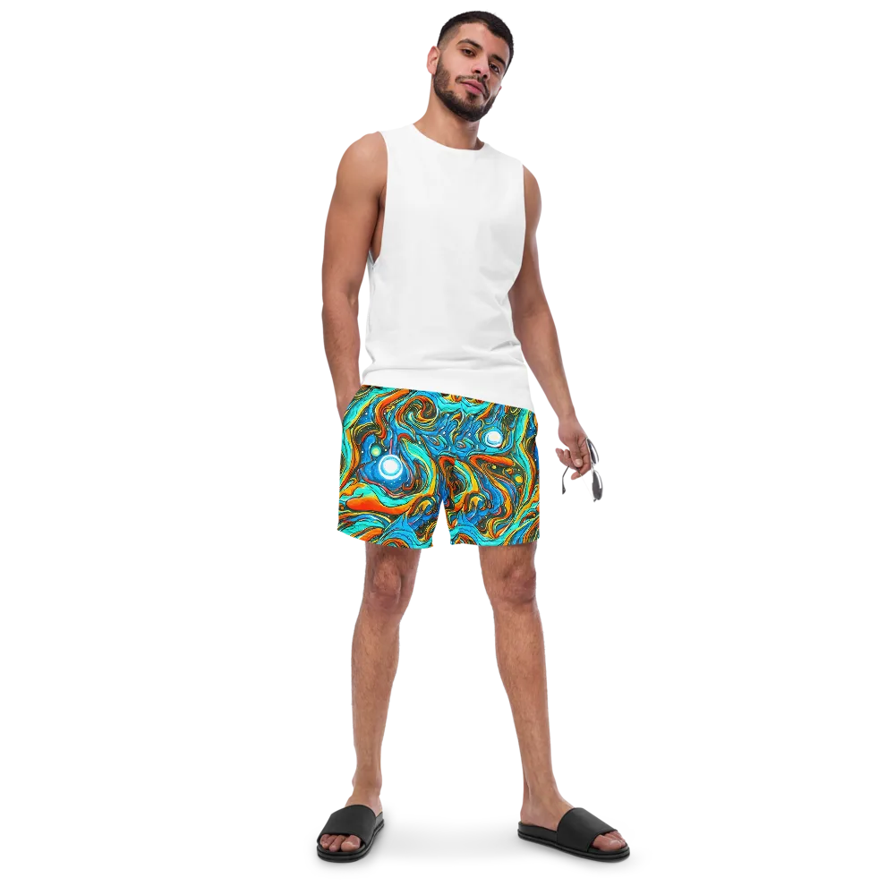 Plasma Reef on Swim Trunks — Front