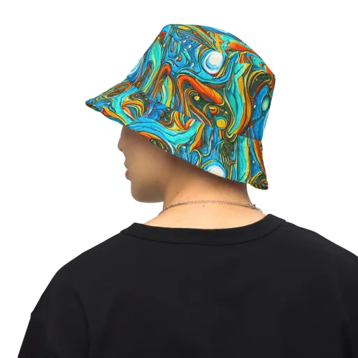 Plasma Reef on a Reversible Bucket Hat