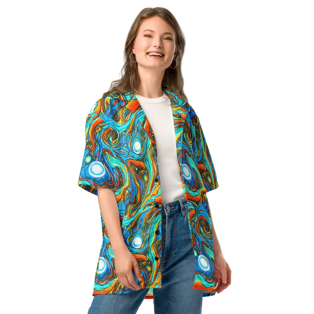 Plasma Reef on Button Shirt — Front