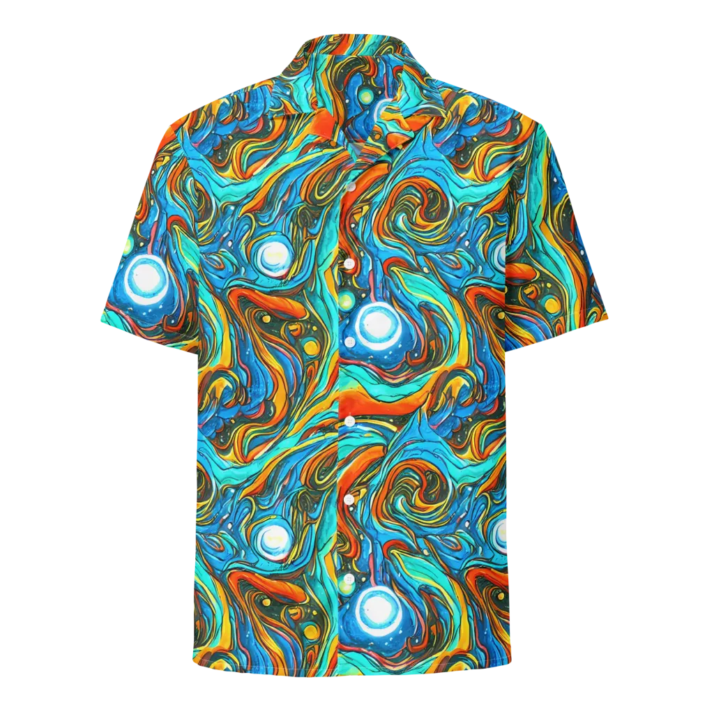 Plasma Reef on Button Shirt — Front