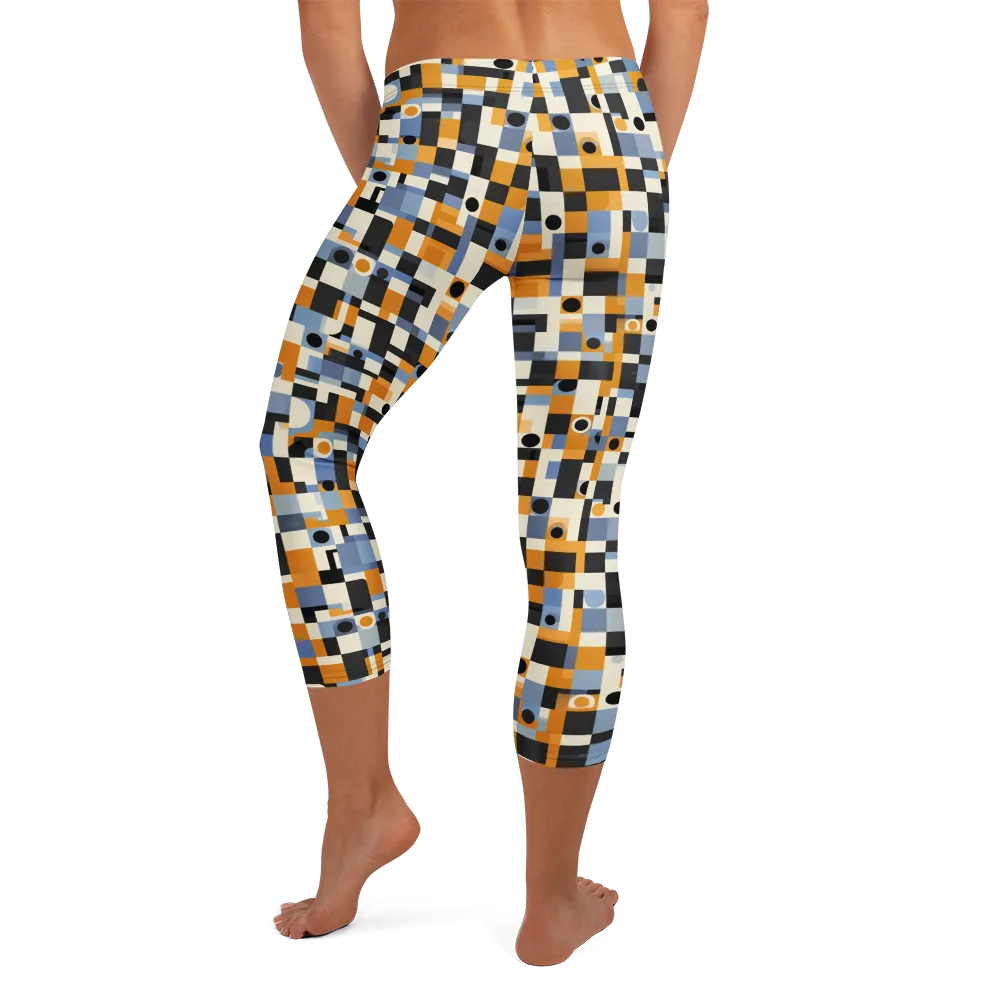 Bauhaus Afterglow on Capri Leggings — Back