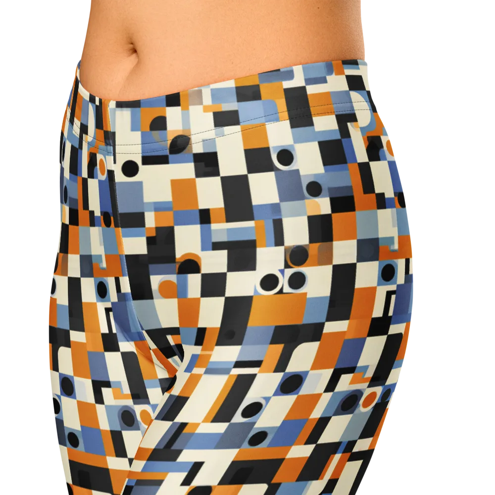 Bauhaus Afterglow on Capri Leggings — Zoomed-in
