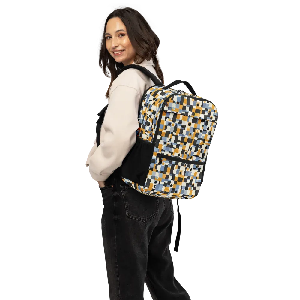 Bauhaus Afterglow on Utility Backpack — Back
