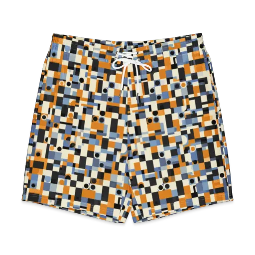 Bauhaus Afterglow on a Men's Board Shorts