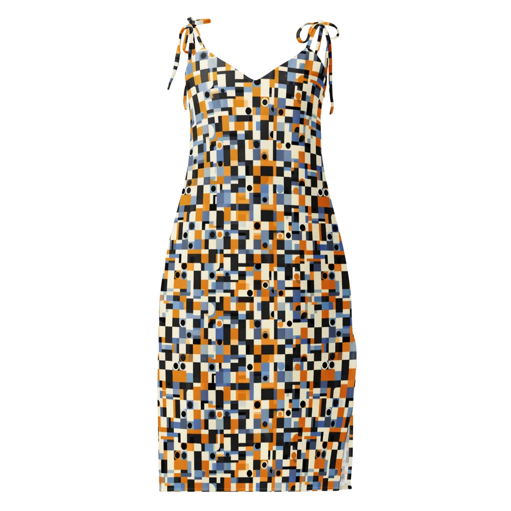 Bauhaus Afterglow on Slip Dress — Front