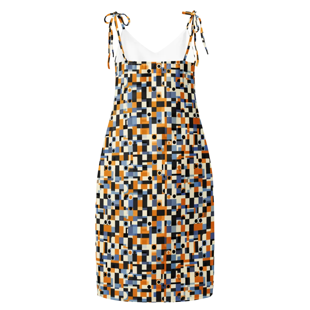 Bauhaus Afterglow on Slip Dress — Back