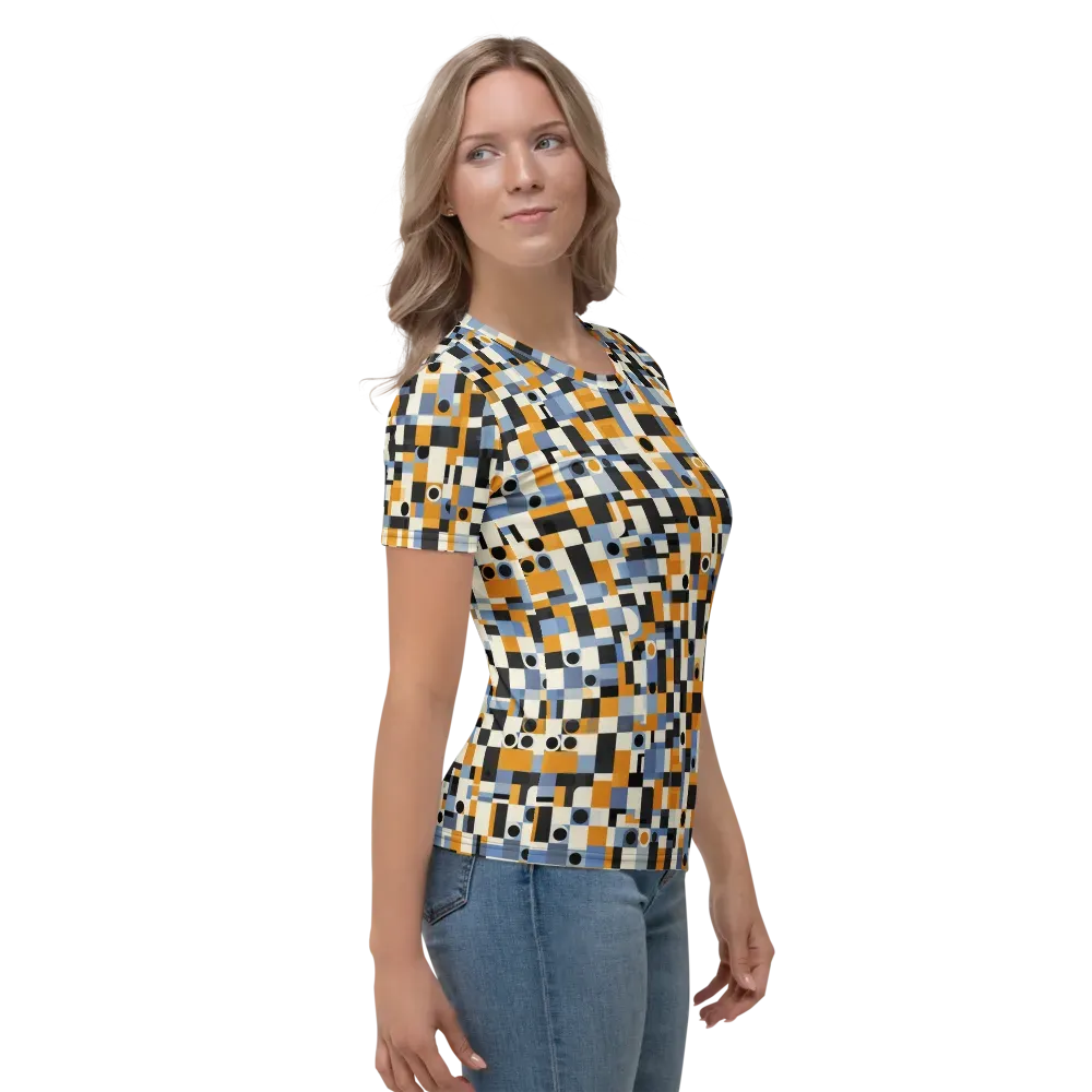 Bauhaus Afterglow on Women's Crew Neck T-Shirt — Right