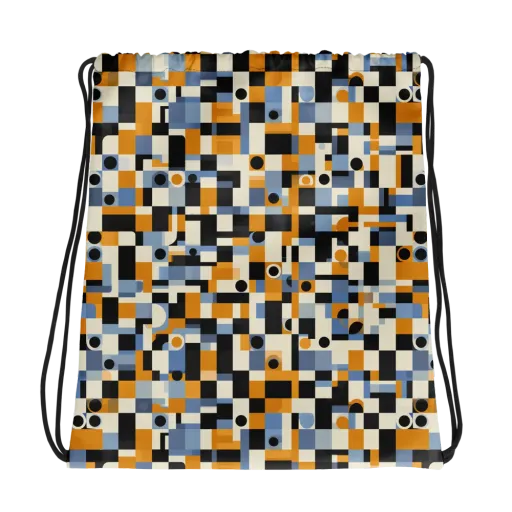 Bauhaus Afterglow on a Drawstring Bag