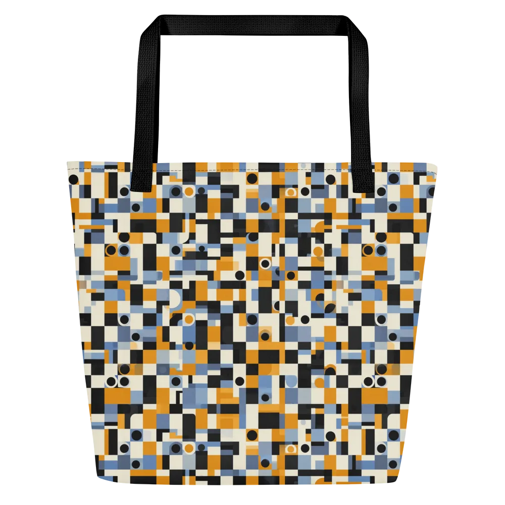 Bauhaus Afterglow on Large Tote Bag W/ Pocket — Front