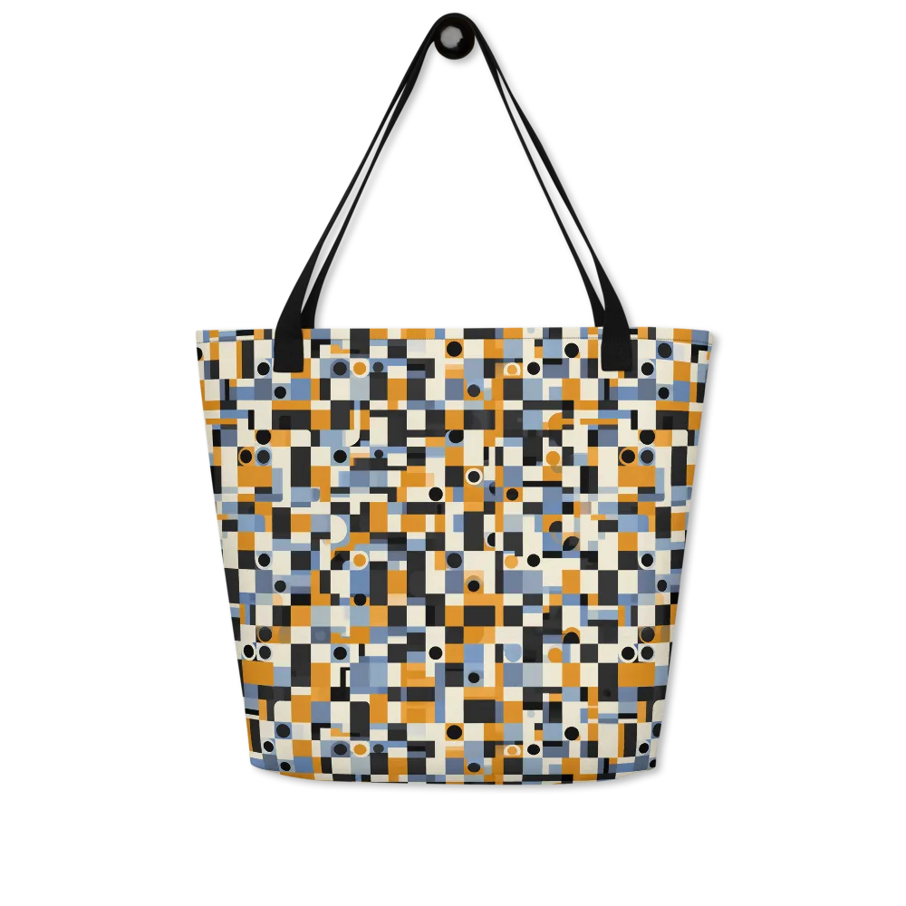 Bauhaus Afterglow on Large Tote Bag W/ Pocket — Front