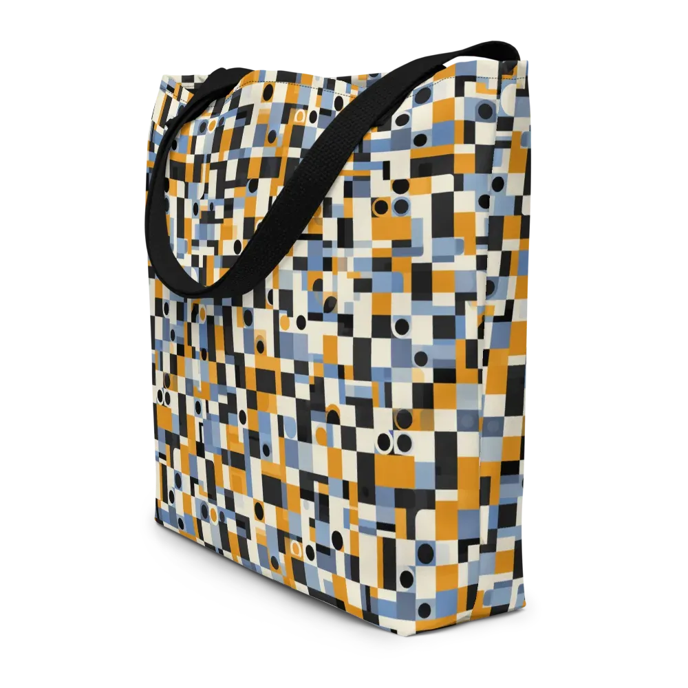 Bauhaus Afterglow on Large Tote Bag W/ Pocket — Front