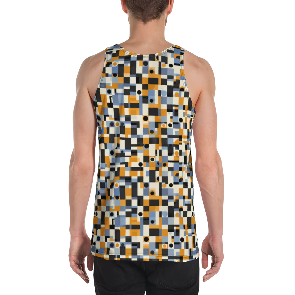 Bauhaus Afterglow on Men's Tank Top — Back