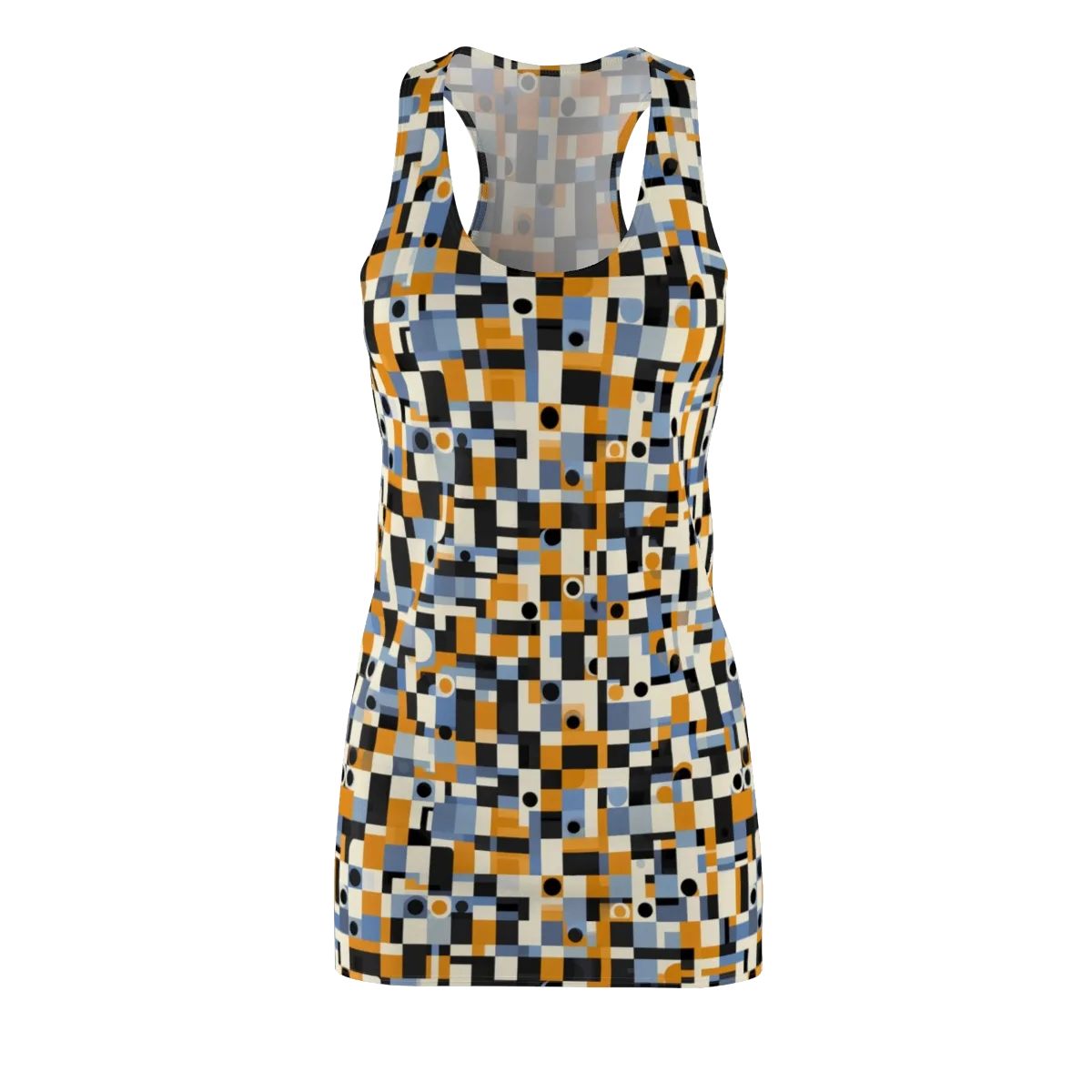 Bauhaus Afterglow on Racerback Dress — Front