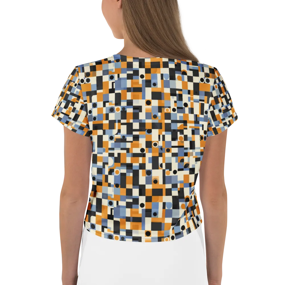 Bauhaus Afterglow on Crop Tee — Back