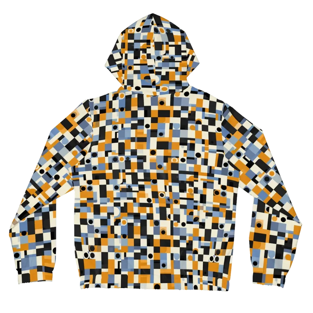 Bauhaus Afterglow on Women's Full-Zip Hoodie — Back