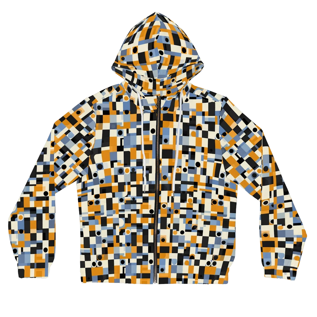 Bauhaus Afterglow on Women's Full-Zip Hoodie — Front