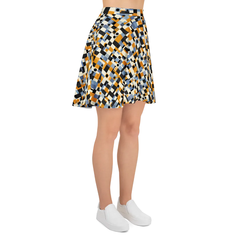 Bauhaus Afterglow on Skater Skirt — Right