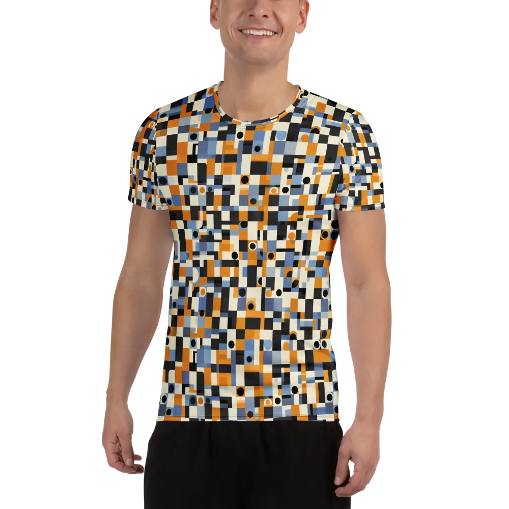 Bauhaus Afterglow on Men's Athletic T-Shirt — Front
