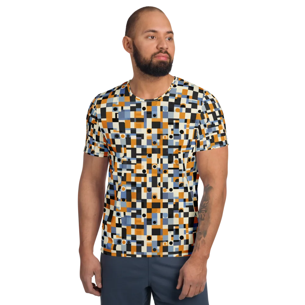 Bauhaus Afterglow on Men's Athletic T-Shirt — Front