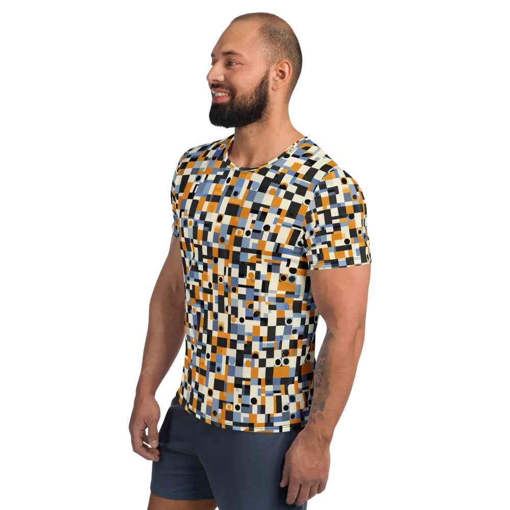 Bauhaus Afterglow on Men's Athletic T-Shirt — Left