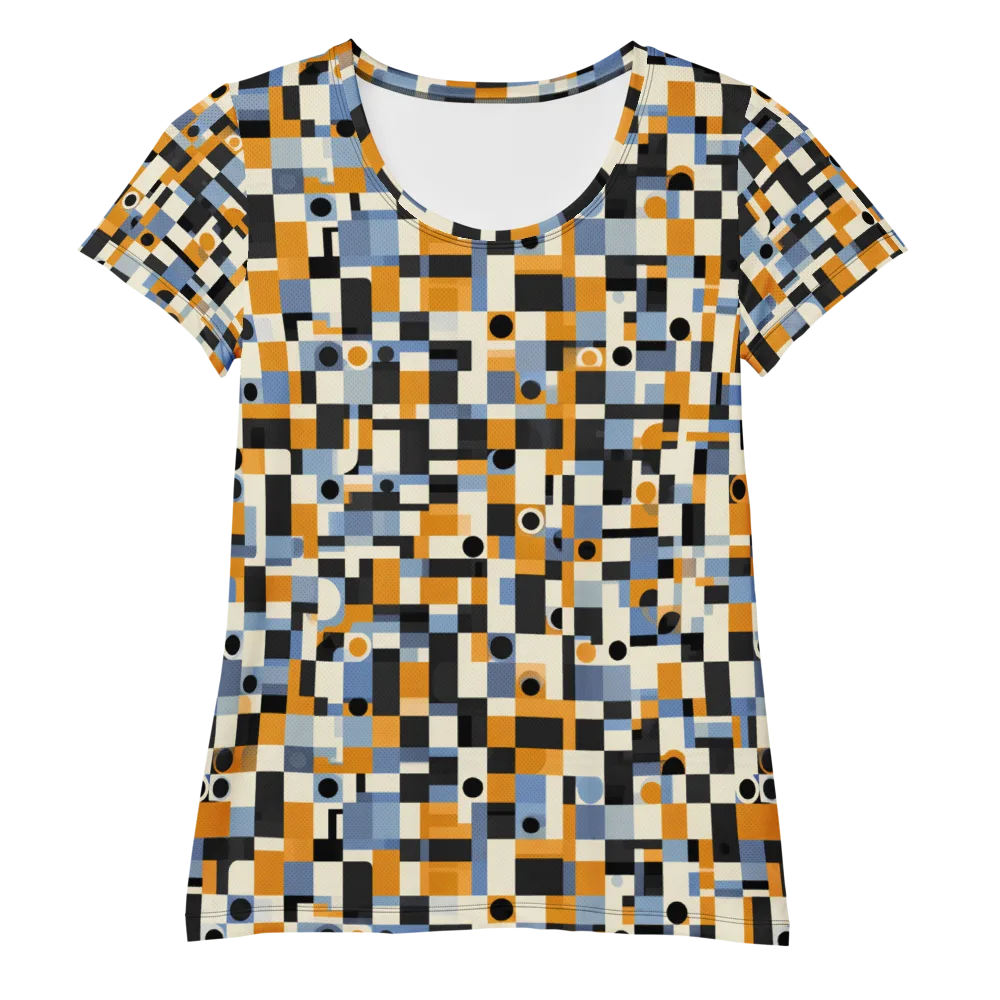 Bauhaus Afterglow on Women's Athletic T-Shirt — Front