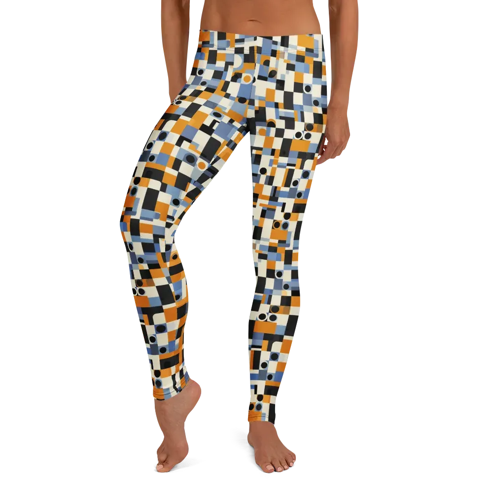 Bauhaus Afterglow on Leggings — Front
