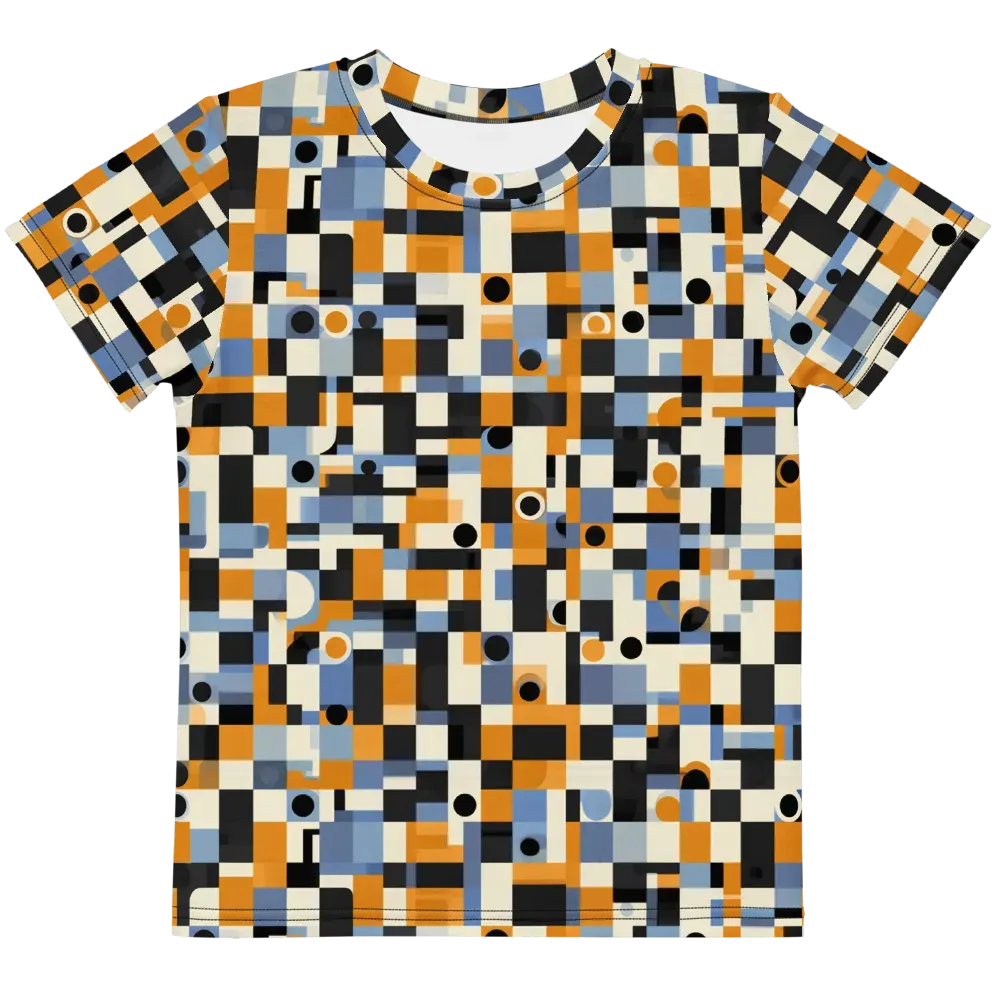 Bauhaus Afterglow on Kids Crew Neck T-Shirt — Front